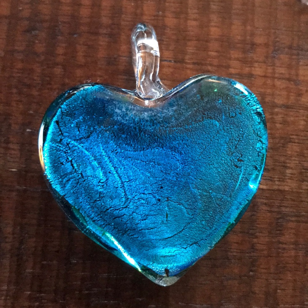 ‼️LAST DAY‼️NWT~ Swirl Glass Pendant Necklace - Picture 5 of 6